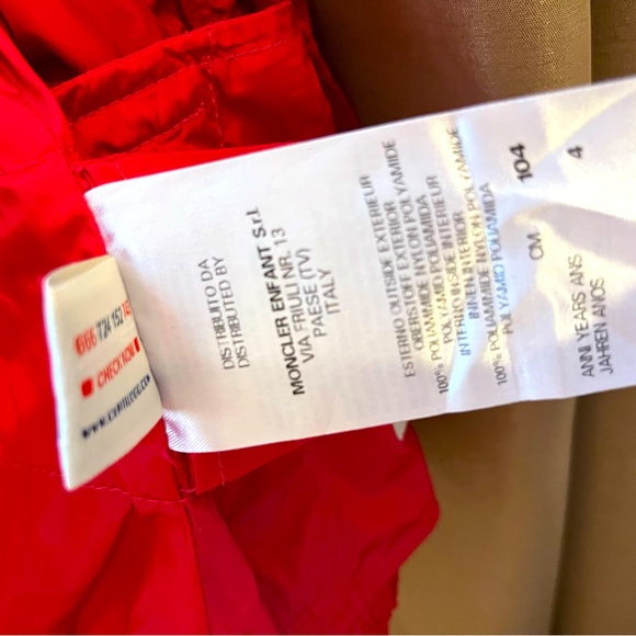 COPY - Moncler 4 years old Windbreaker - Picture 5 of 5